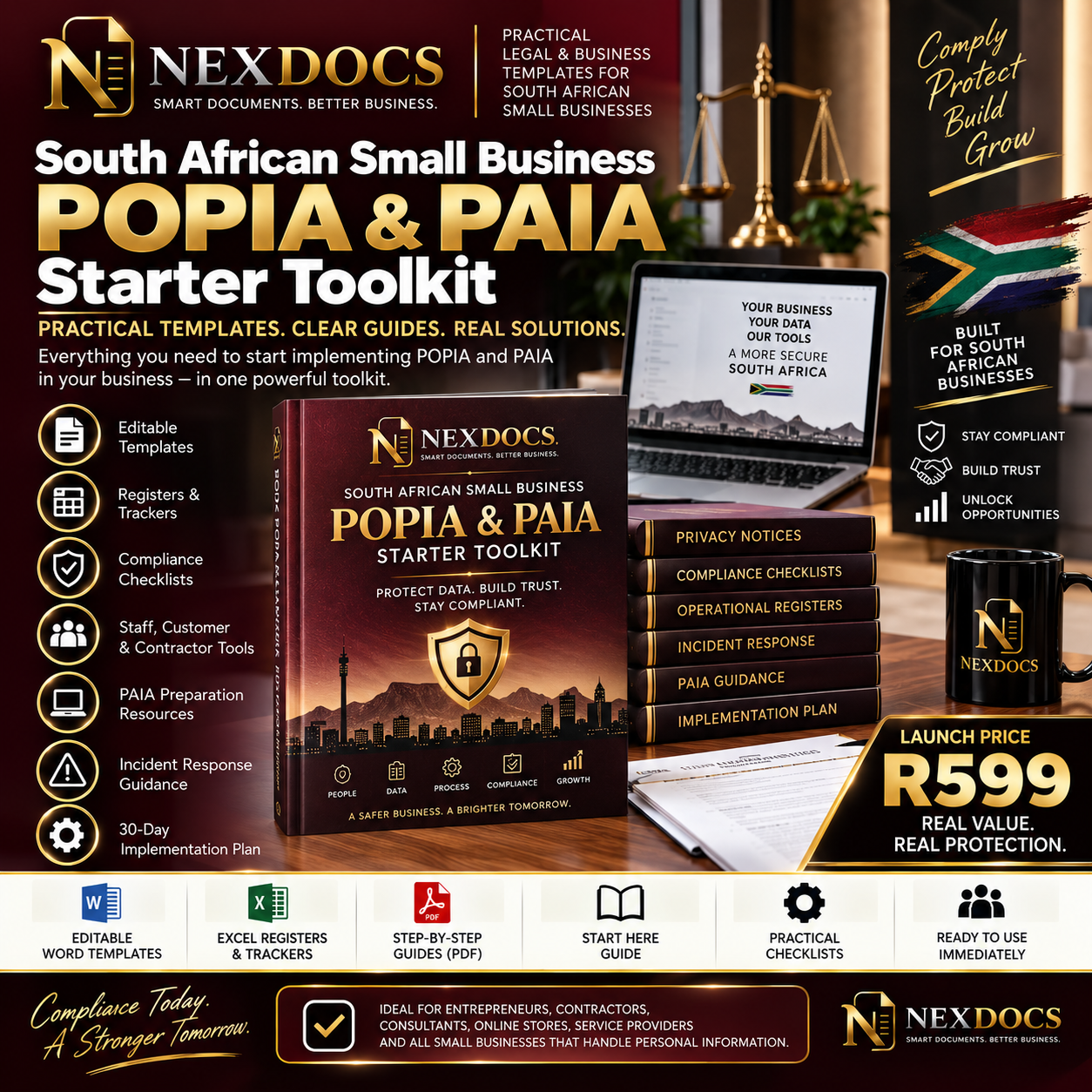 South African Small Business POPIA & PAIA Starter Toolkit