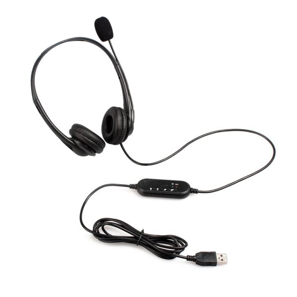 HS750 On-ear Professional USB Headset with Mic image 2