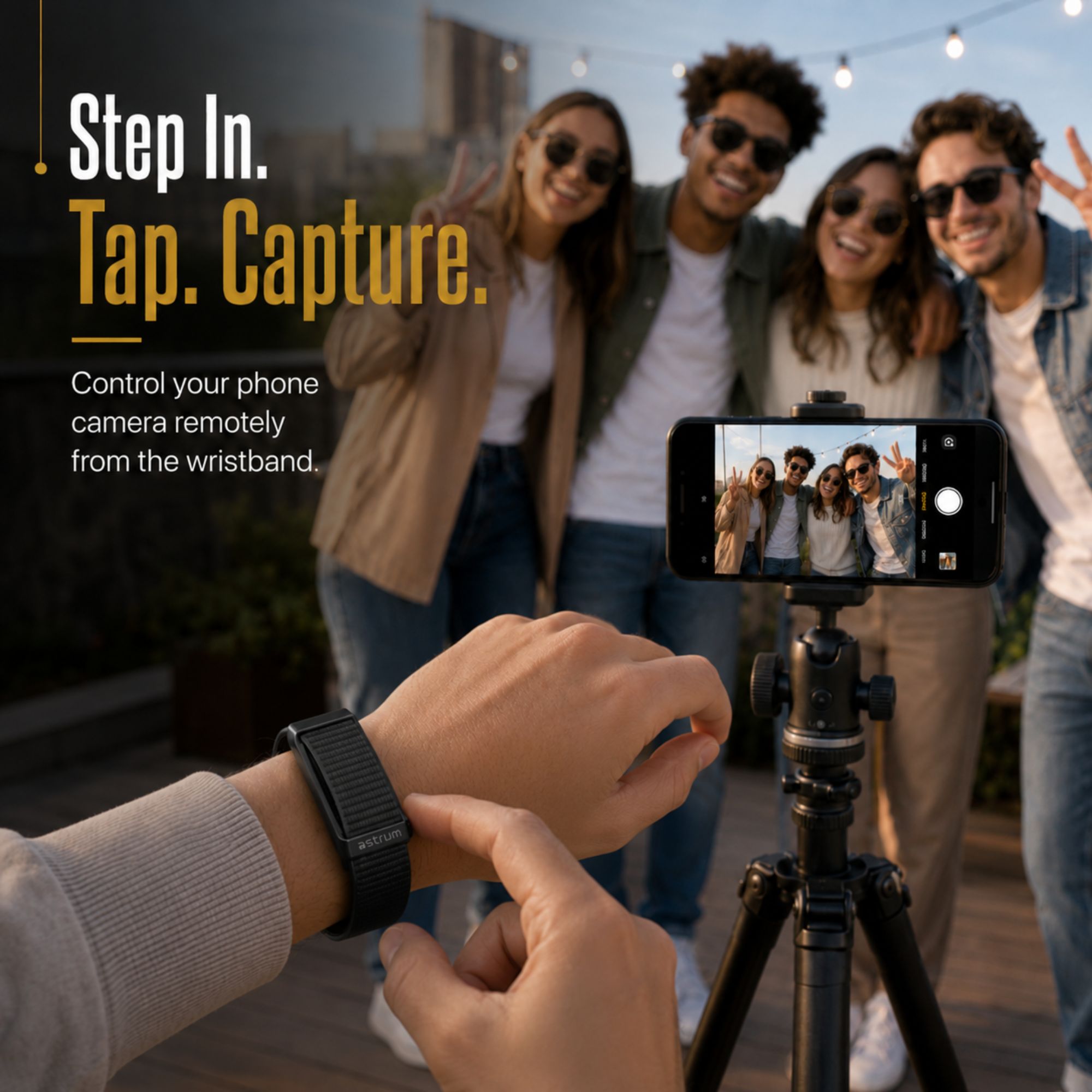 Astrum Smart Fitness Band, 45-Day Battery, Sleep & SpO2, Fabric - SB100N image 3