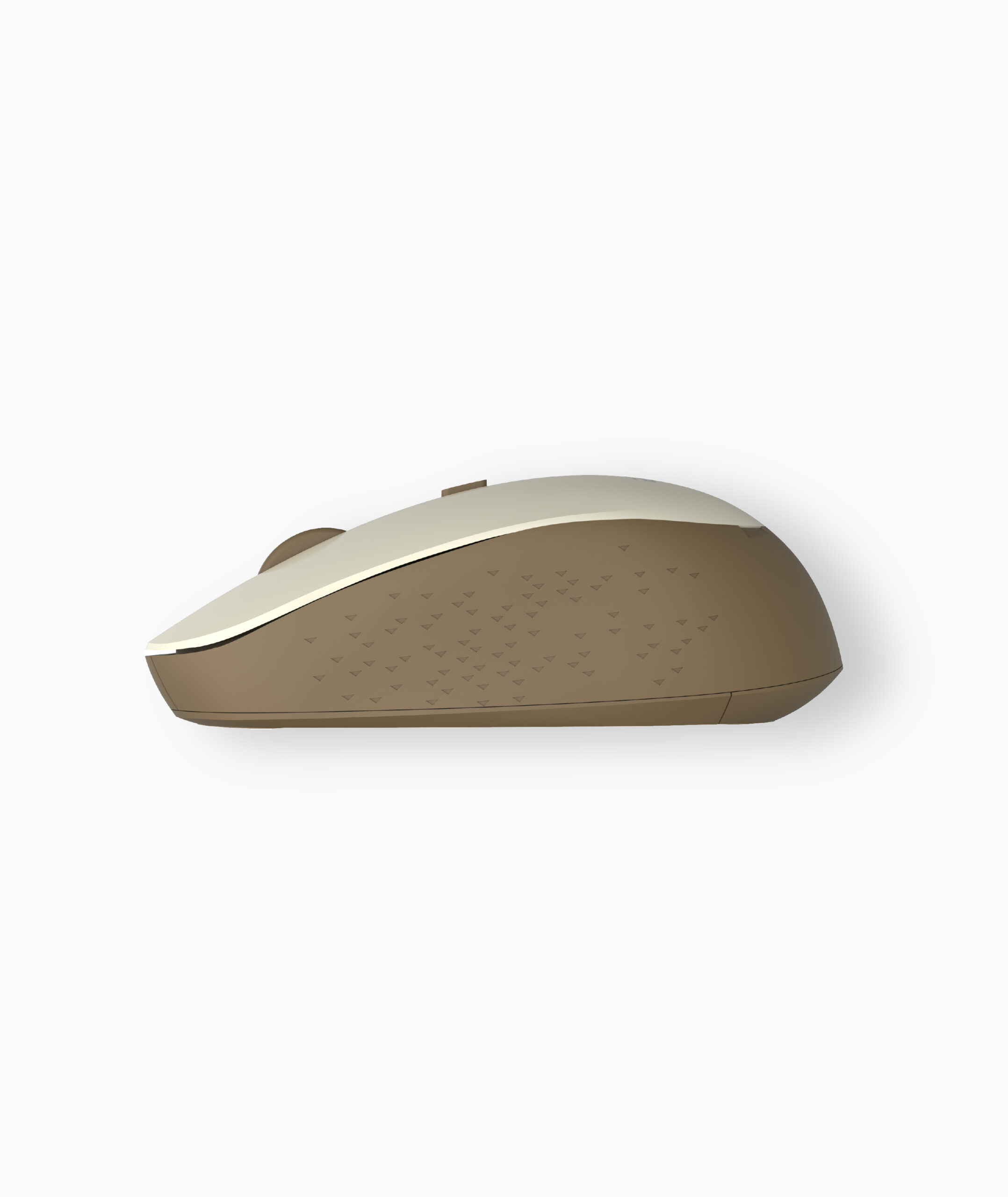 Wireless Optical Mouse -2.4GHz,1600DPI,4 Buttons, Silent Click - MW210 - Gold, Brown image 4