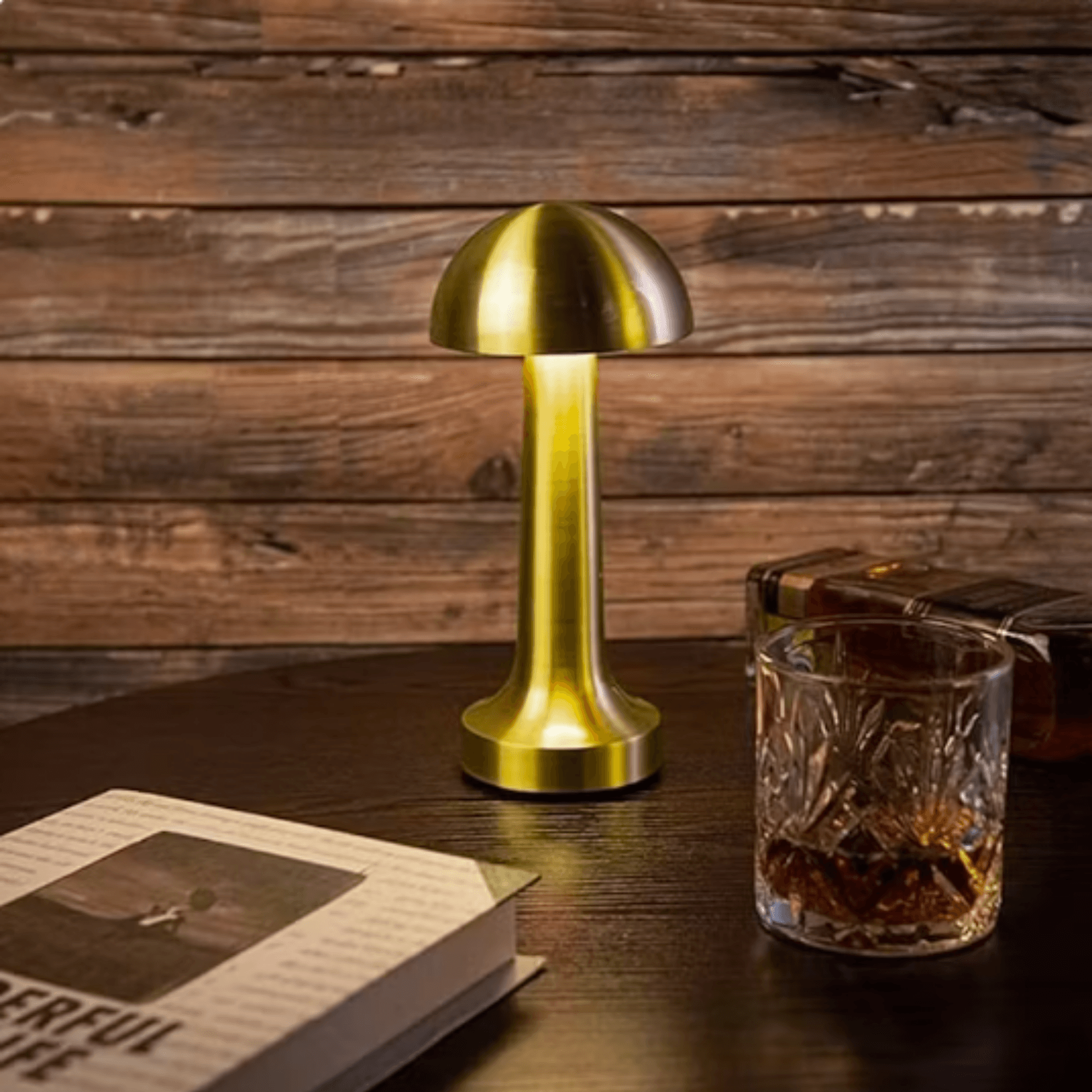 Rechargeable Mushroom Touch Desk Lamp image 2
