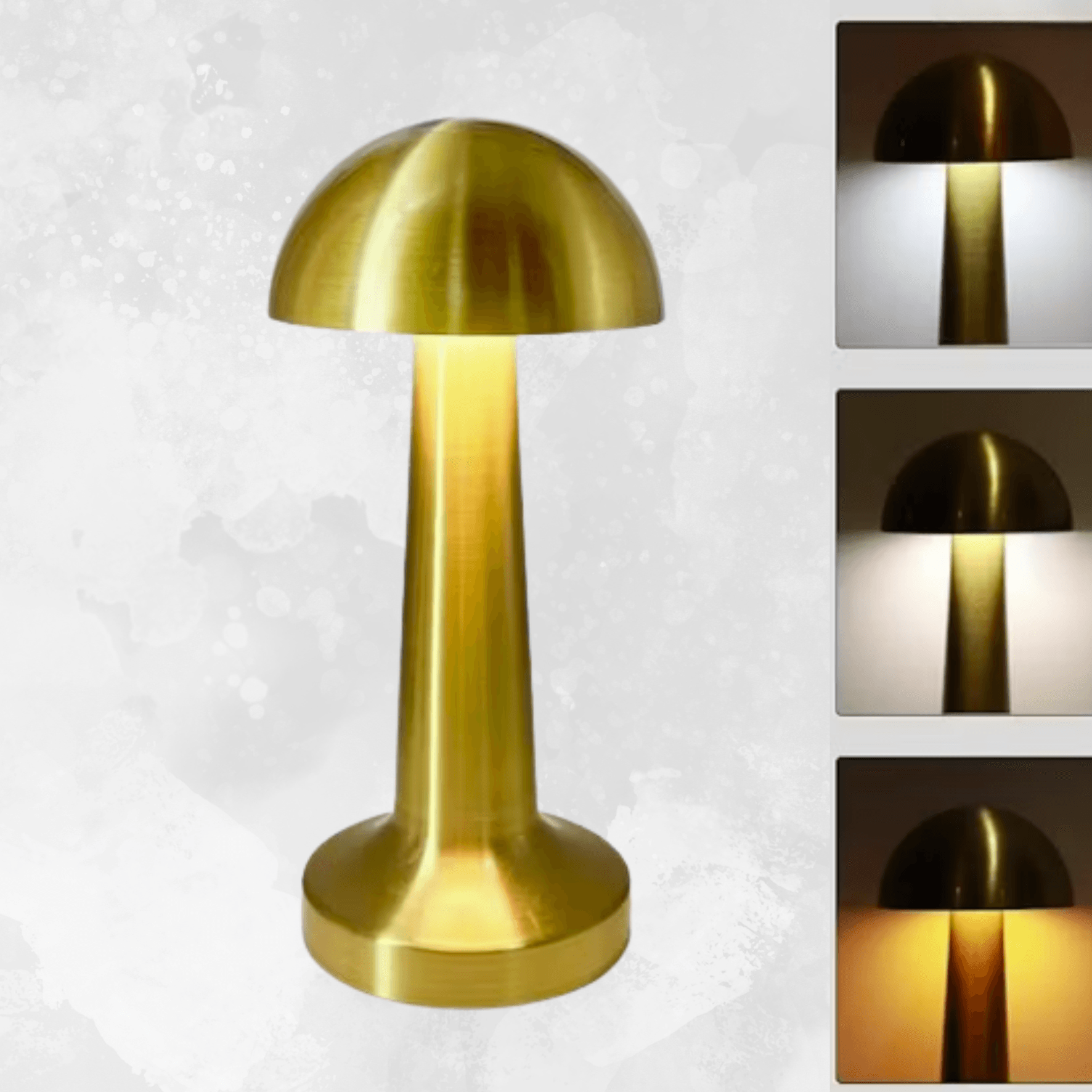 Rechargeable Mushroom Touch Desk Lamp image 3