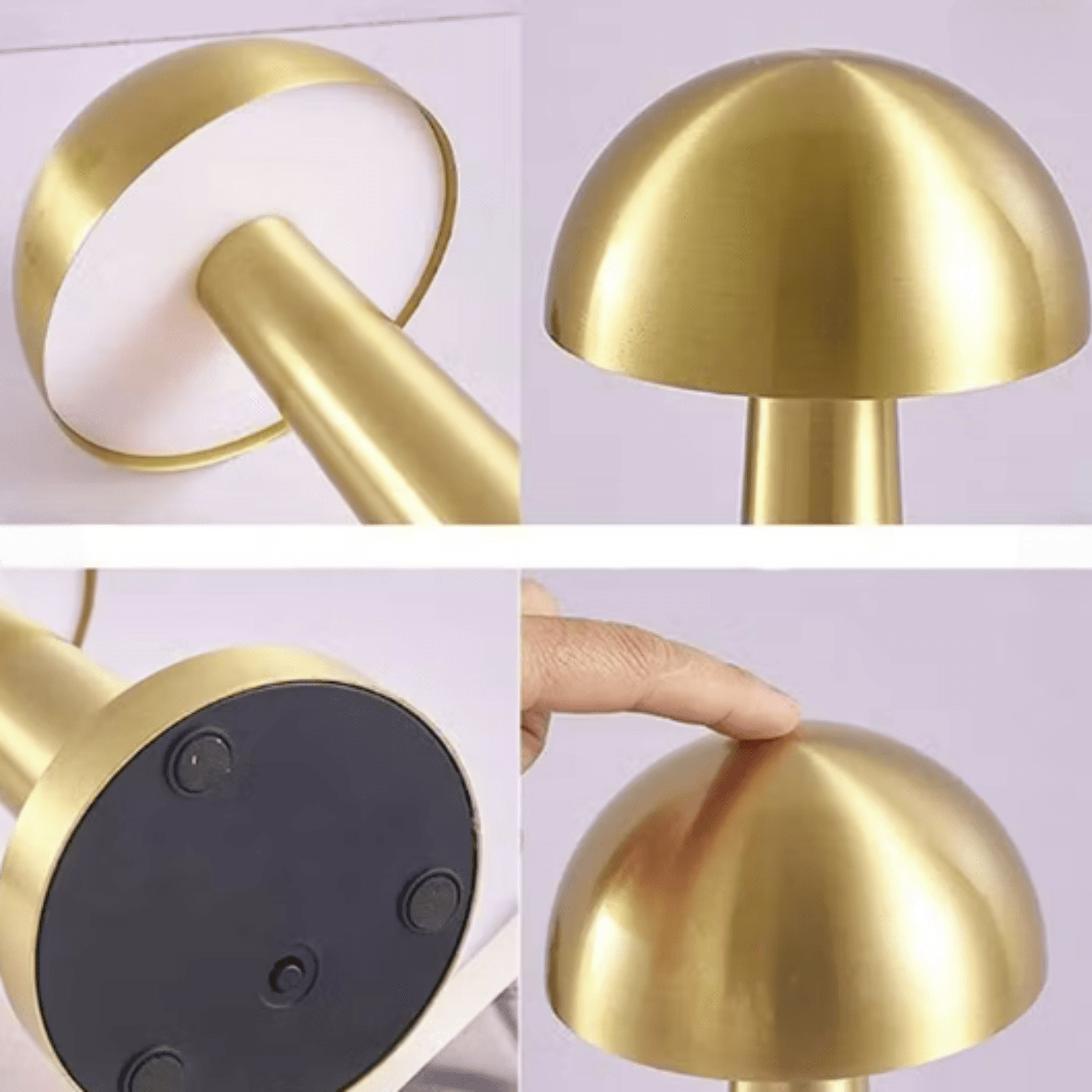 Rechargeable Mushroom Touch Desk Lamp image 4