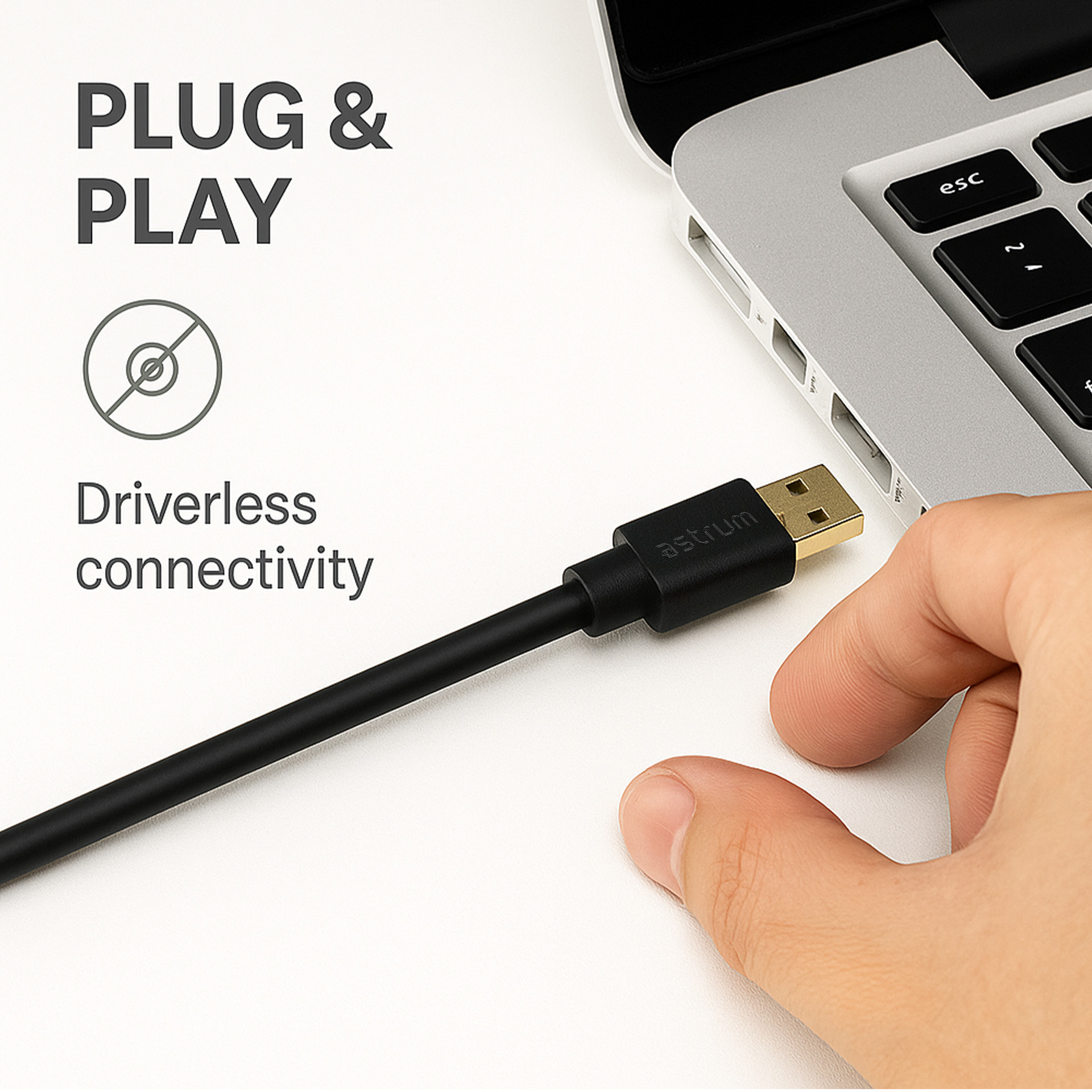 UB203 USB 2.0 Male to Male 3.0m Printer Cable image 5
