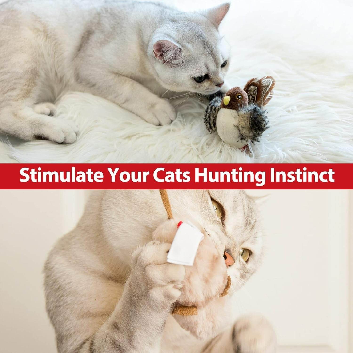 Interactive Electronic Bird Toy For Cats image 5