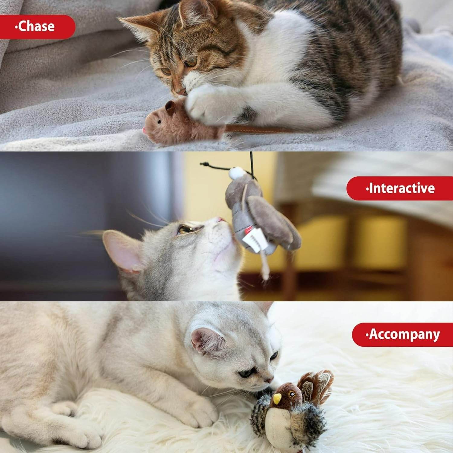Interactive Electronic Bird Toy For Cats image 6