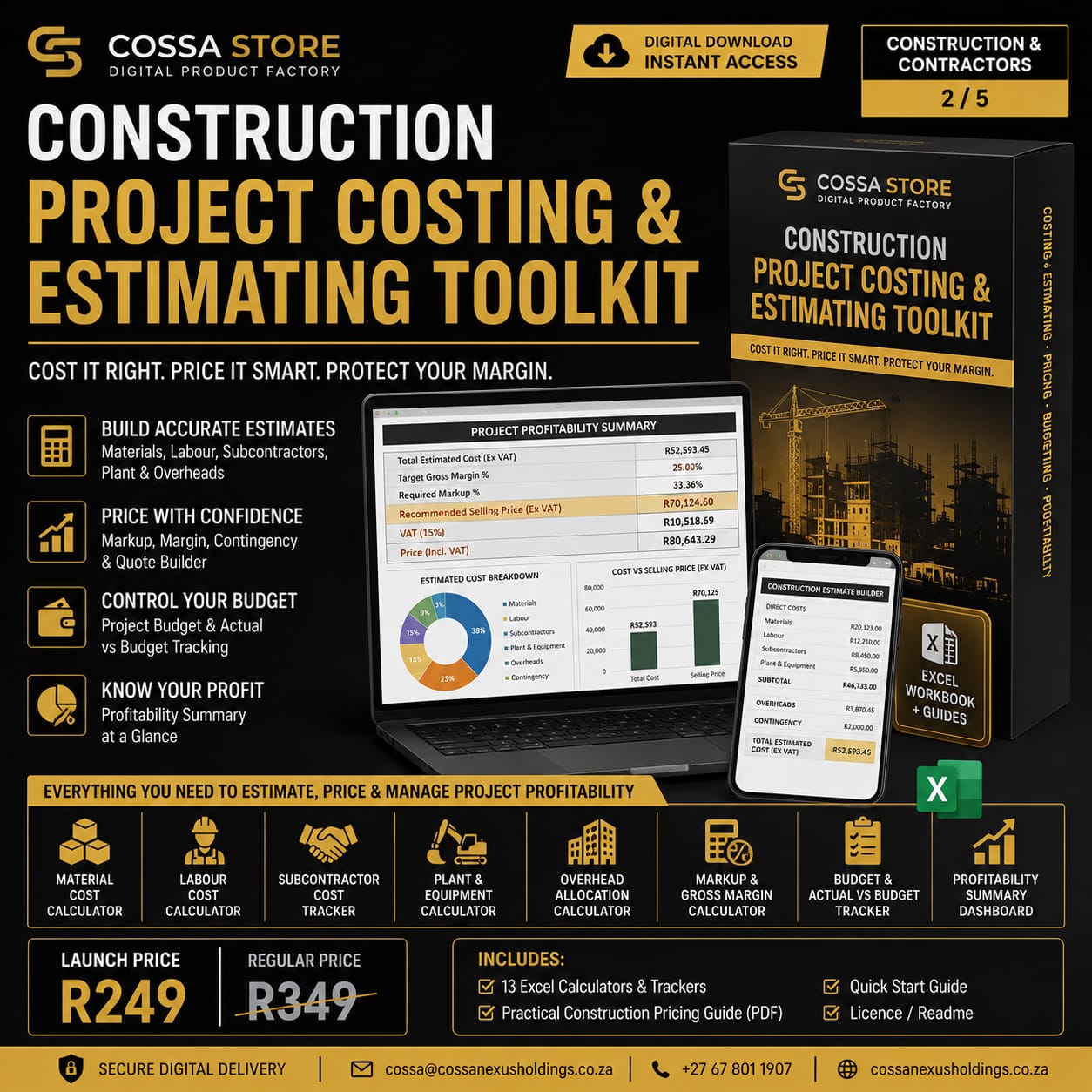 Construction Project Costing & Estimating Toolkit