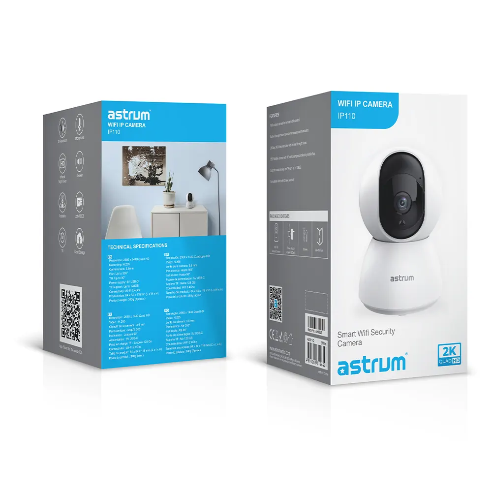 IP110 IP CAM 1080P 2MP H265 MIC APP image 5