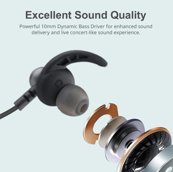 ET280 Wireless Bluetooth Neckband Earphones image 3