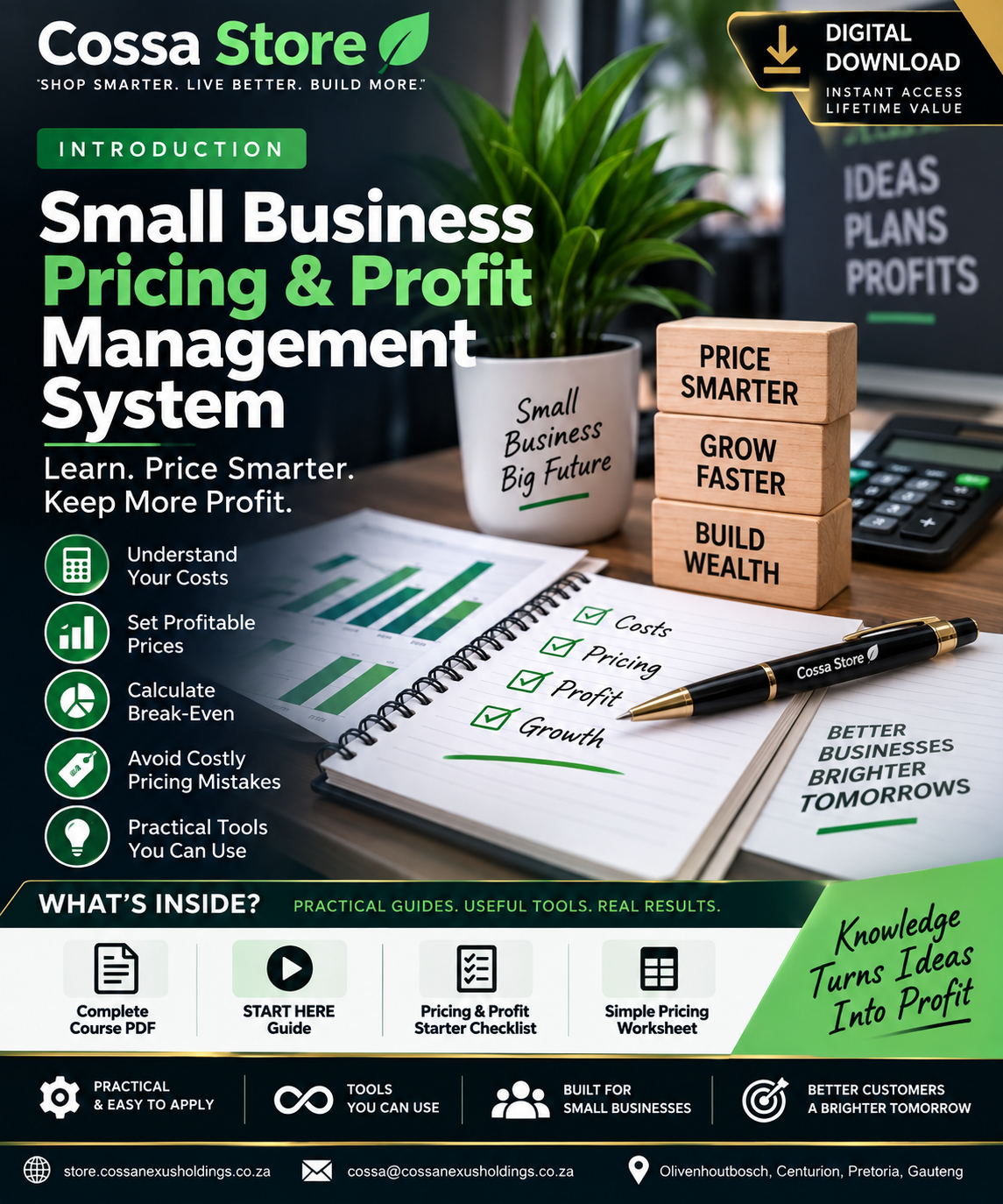 Introduction to Small Business Pricing & Profit