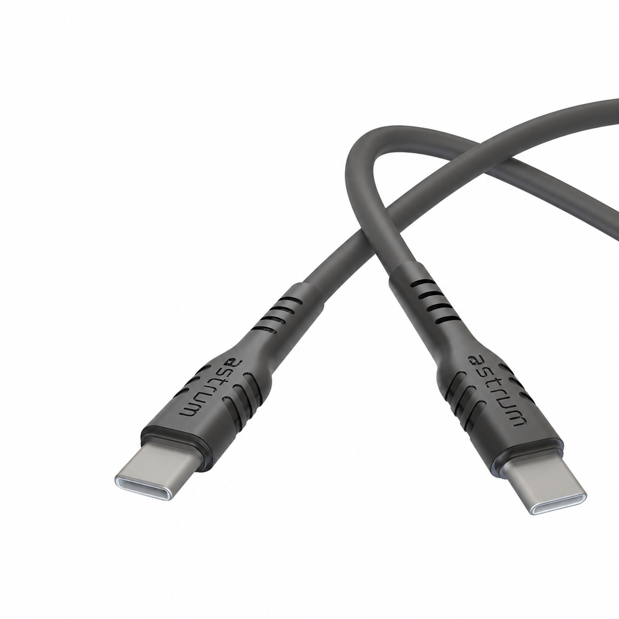 Astrum USB-C to USB-C PD Compatible with Cable, 60W, 3A, Black, 1.0m – UCC60