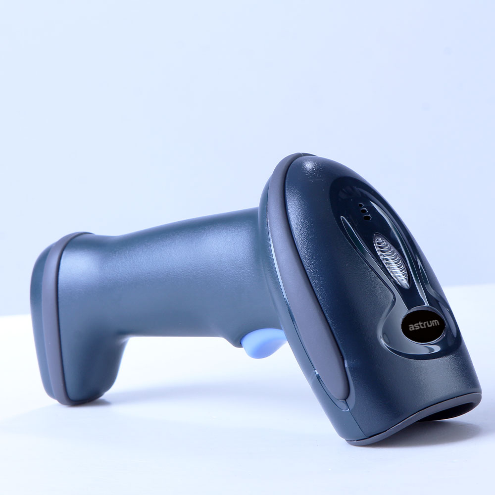 BS120 2D Laser Barcode Scanner USB Handheld with Stand image 4