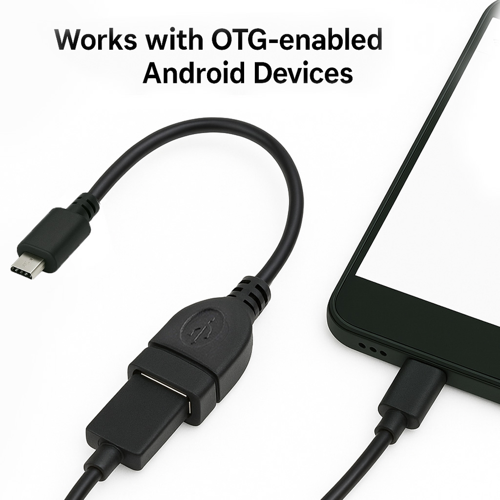 OD020 Micro USB Male to USB Female OTG Cable image 3