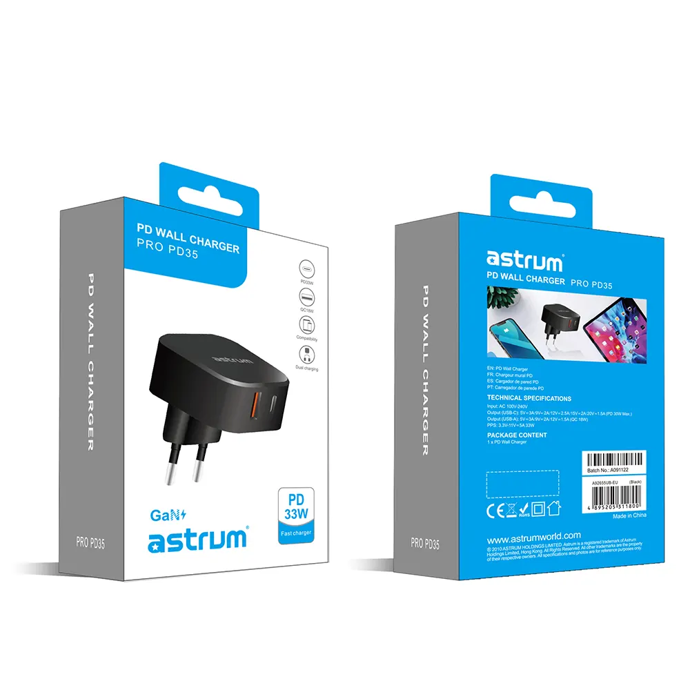 Pro PD35 PD33W Dual USB Travel Wall Charger image 3