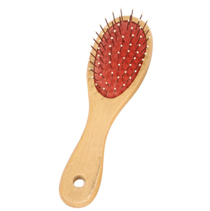 Double Sided Pin And Bristle Wooden Pet Brush image 4