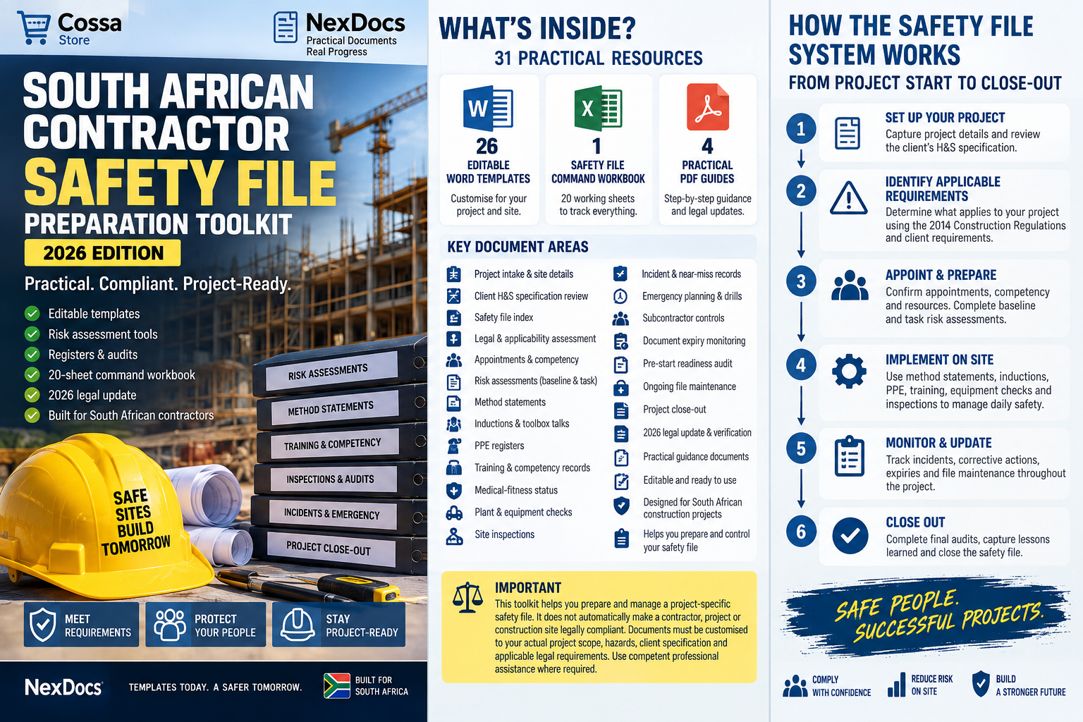South African Contractor Safety File Preparation Toolkit — 2026 Edition image 2