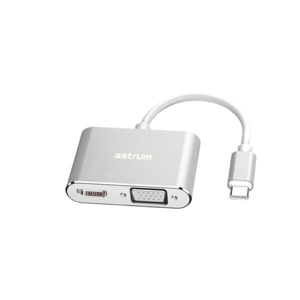 USB-C to VGA & HDMI Adapter | 4K HDMI + 1080P VGA - DA660 image 2