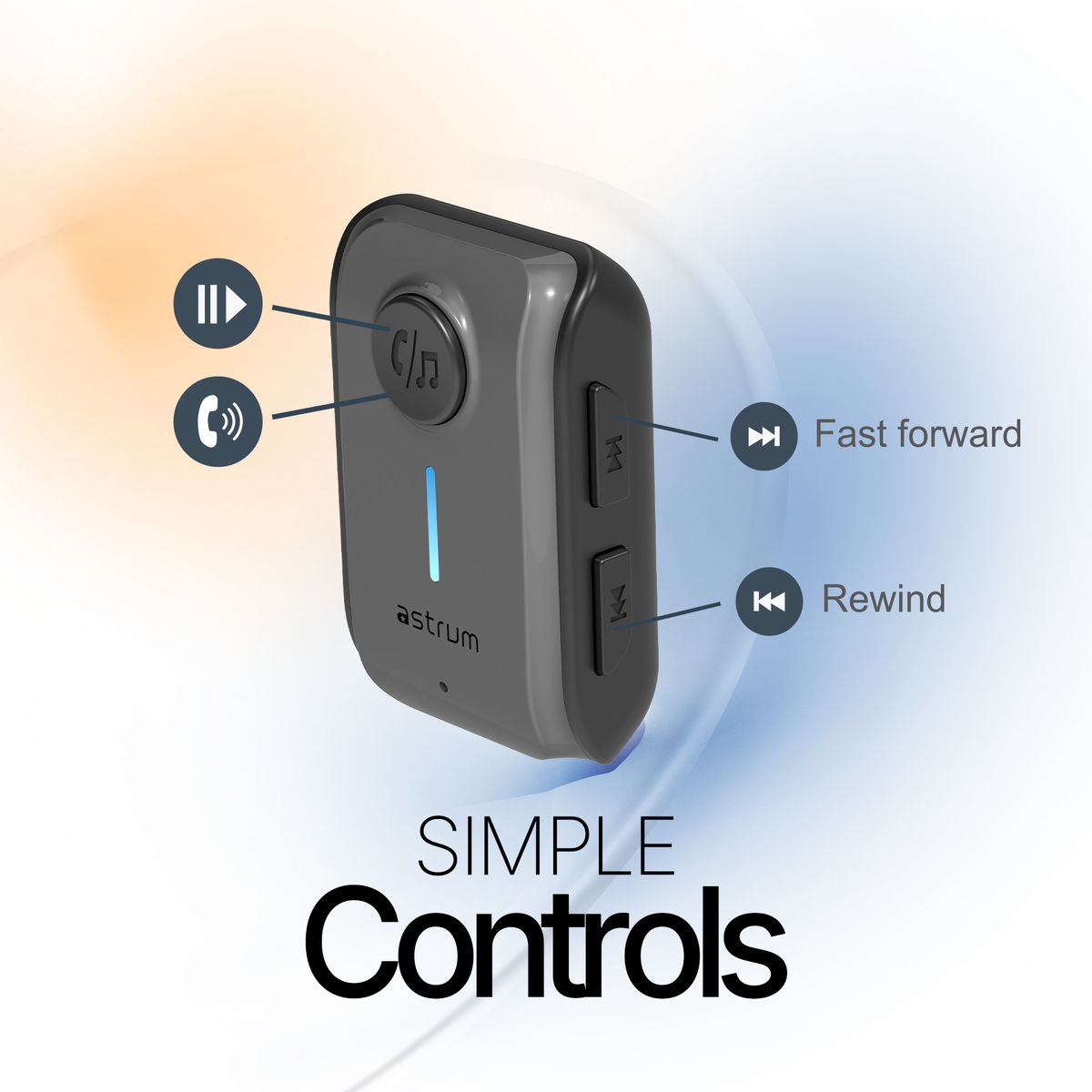 Bluetooth Audio Receiver with Hands-Free, TF & AUX – BT130 image 2