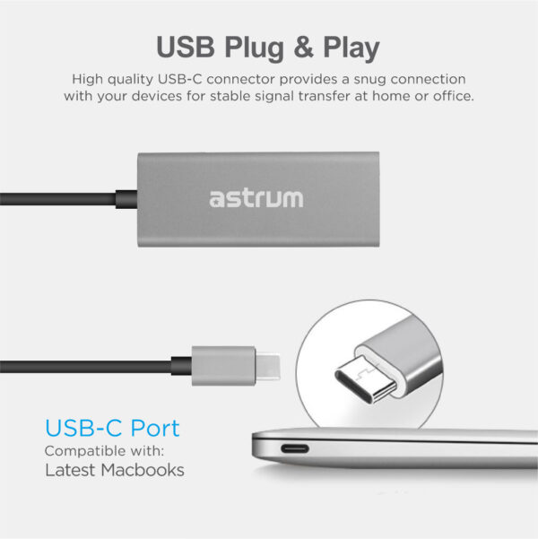 NA450 USB-C to Gigabit Ethernet LAN Converter image 3