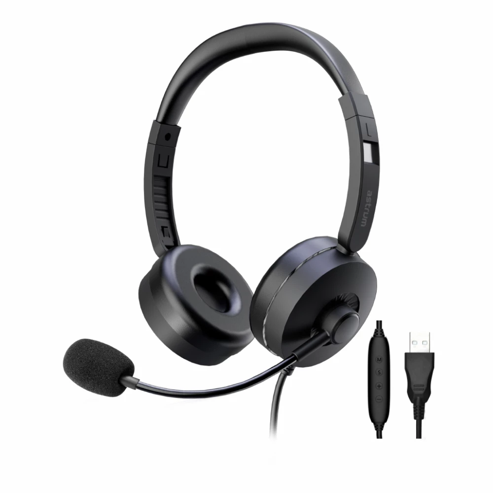 HU660 Dual Sided Headset USB with Flexible Mic image 2