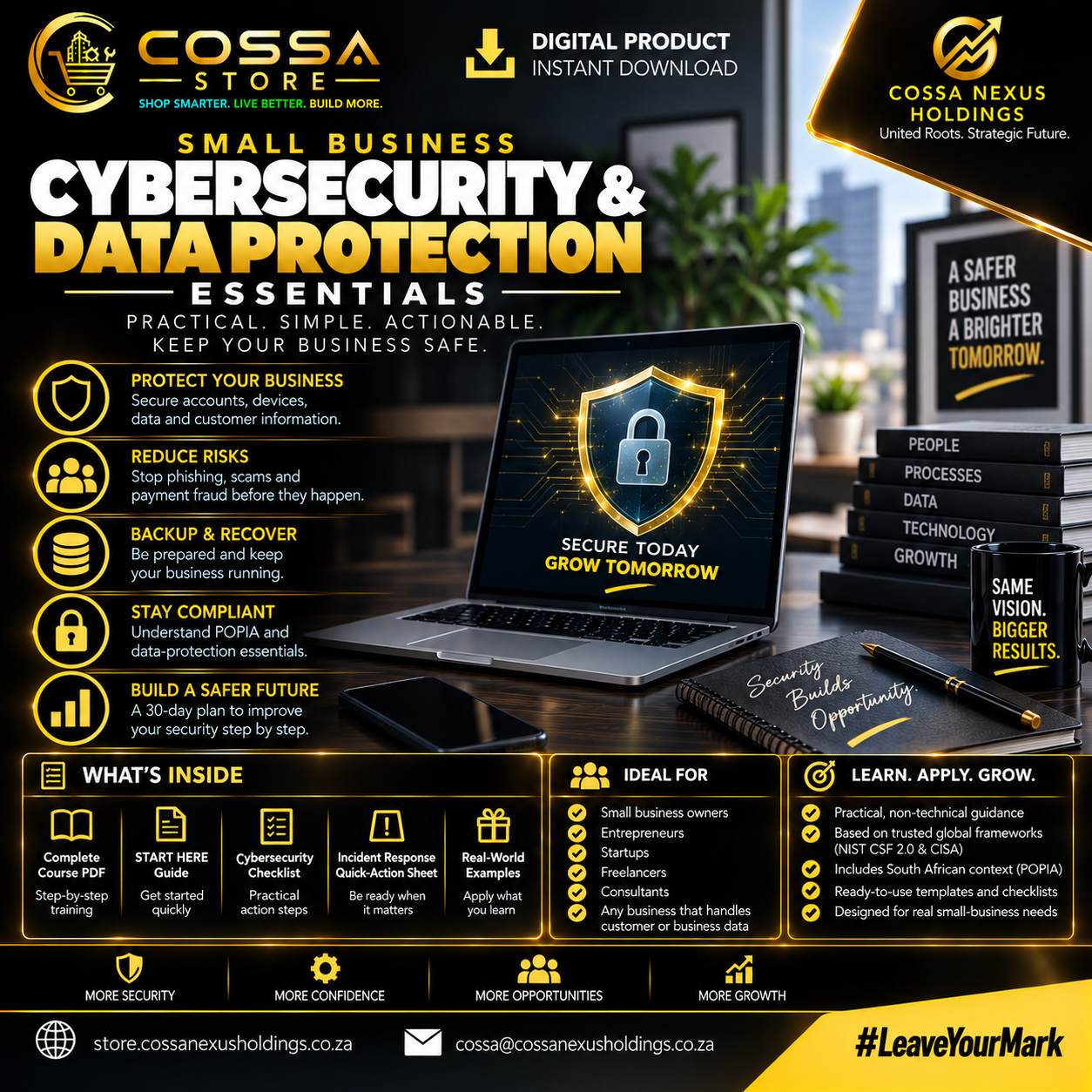 mall Business Cybersecurity & Data Protection Essentials