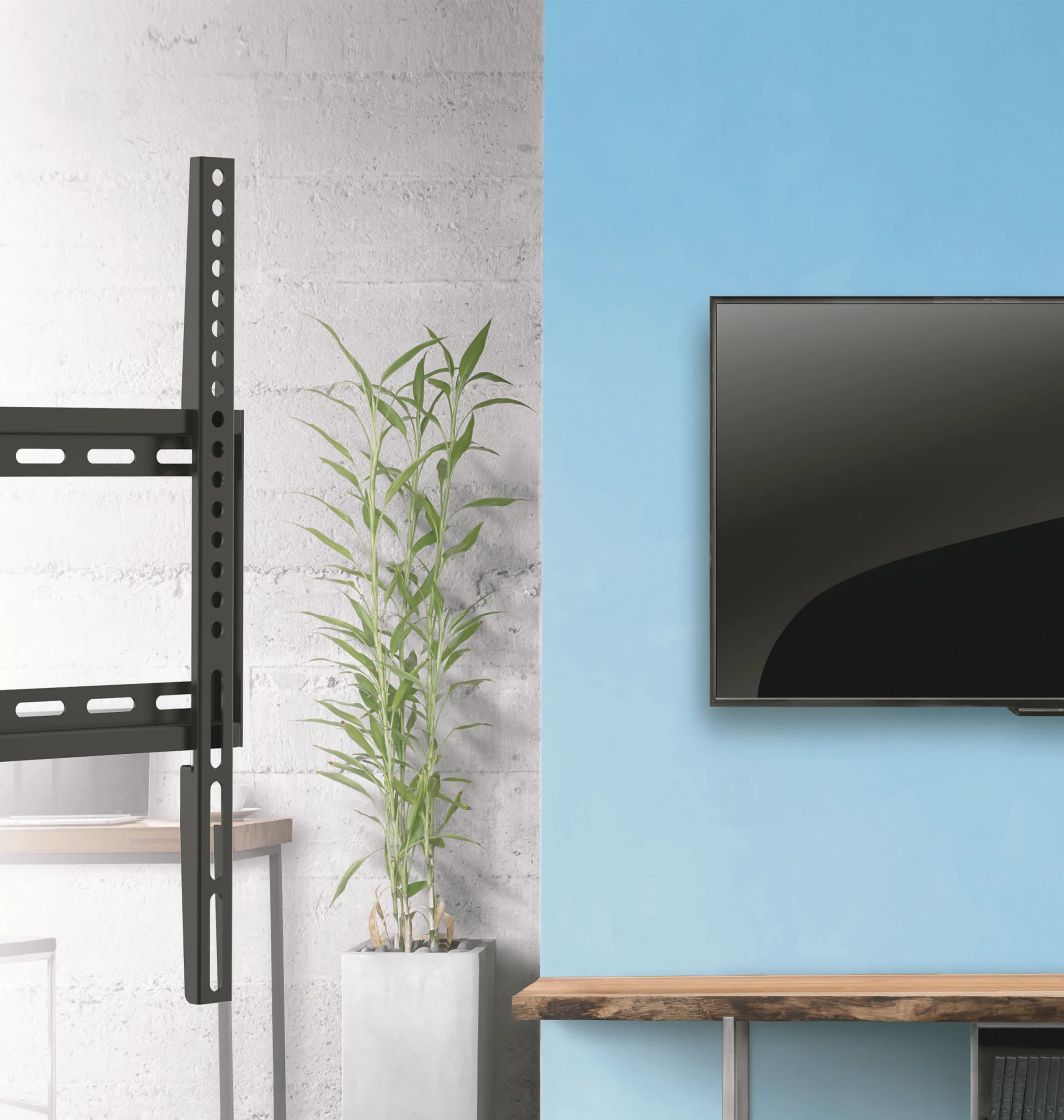 WB550 WALL MOUNT BRACKET 32 - 55 BLACK image 3