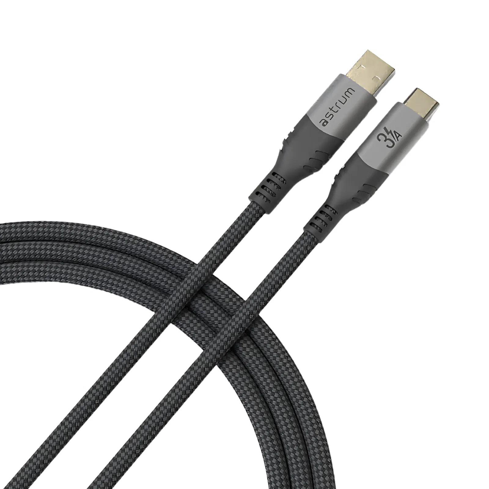 VMAC20 CABLE USB A- C M-M 1.2M BRAID GR image 3