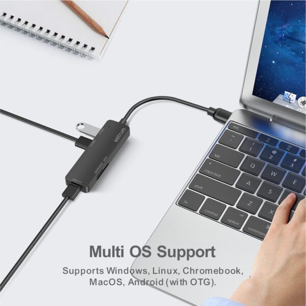 UH020 USB 3.0 and Card Reader Multi-Port Hub image 5