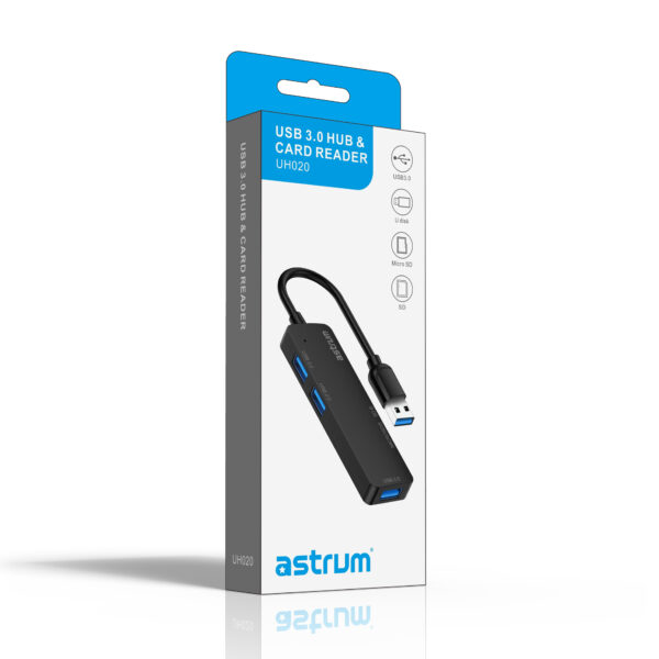 UH020 USB 3.0 and Card Reader Multi-Port Hub image 6