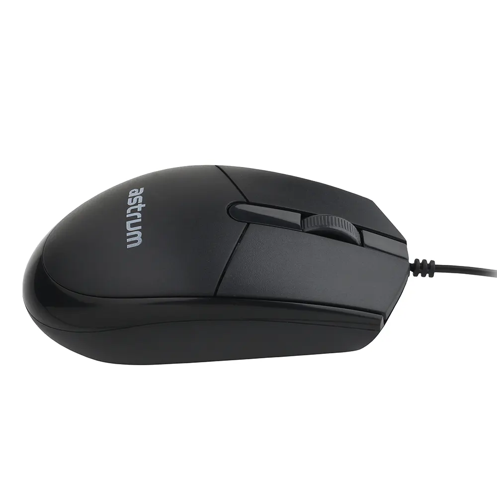 MU080 MOUSE USB OPTICAL 3B 1.5M BLACK image 2