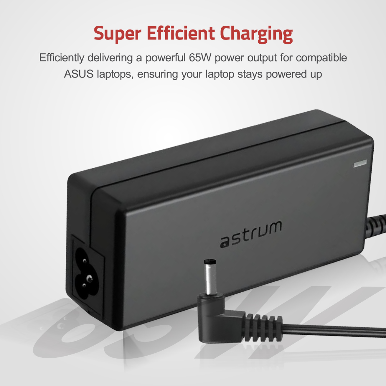 CL210 Laptop Charger For Asus 65W 19V 3.42A, Pin Size 3.0 x 1.0mm image 2