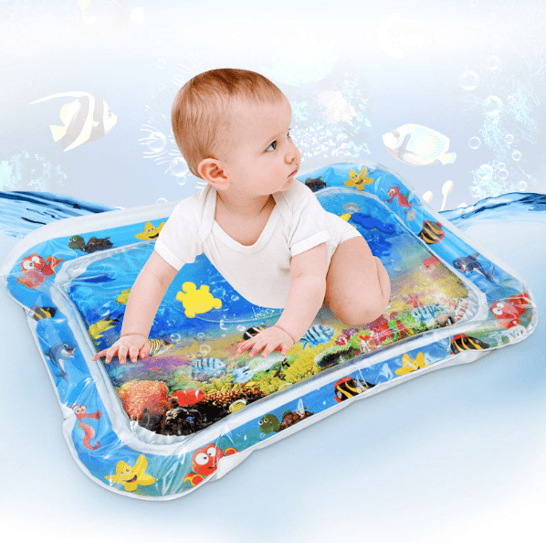 Rectangular Tummy Time Inflatable Water Play Mat image 2