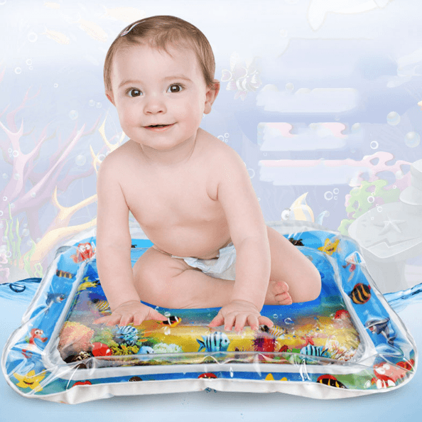 Rectangular Tummy Time Inflatable Water Play Mat image 4