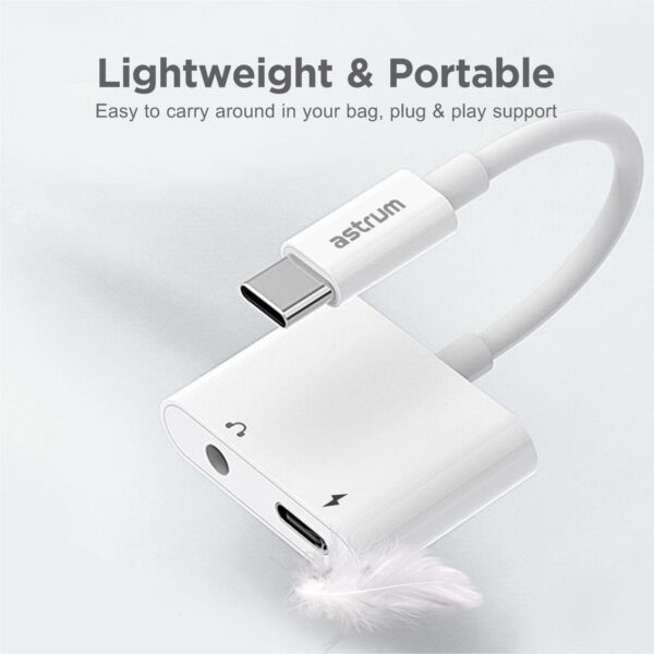 AS045 USB-C to Audio Aux DAC + USB-C Adapter image 4