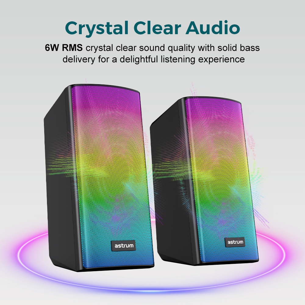 USB Plug & Play 3-in-1 Speakers, Bluetooth TF, Aux and Mic in - SU030 image 7