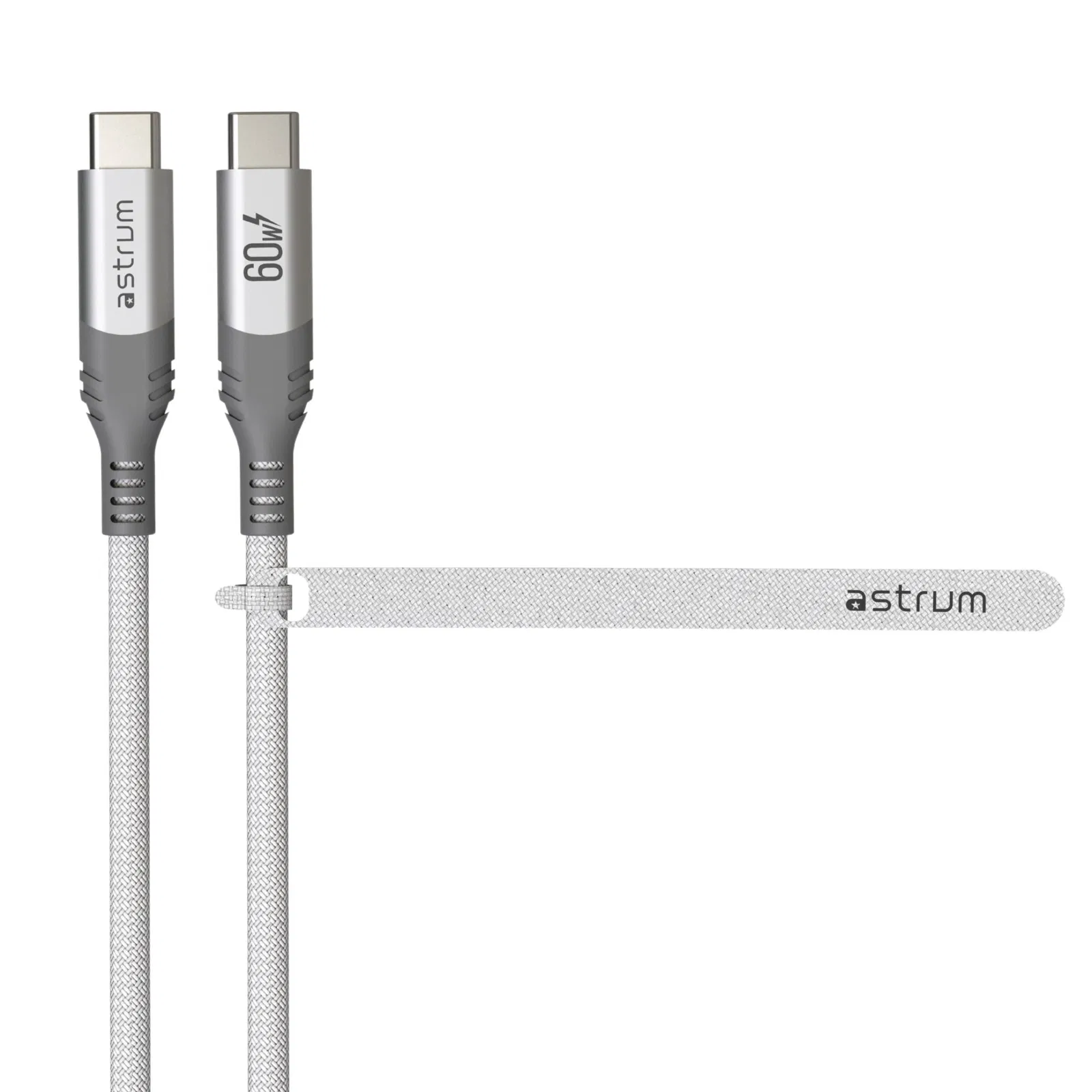 VMCC60 CABLE C-C 60W M-M 1.2M BRAID WH image 2