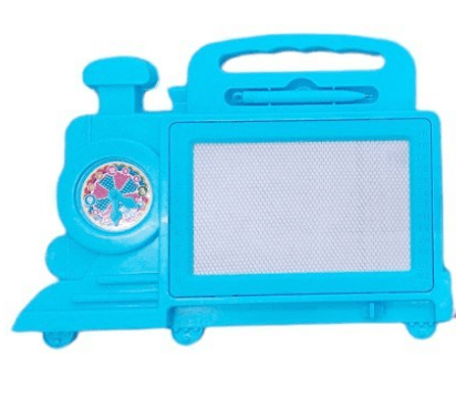 Writing & Drawing Magic Slate Train Board - Blue