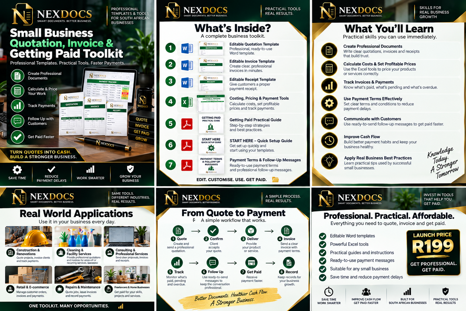 Small Business Quotation, Invoice & Getting Paid Toolkit image 4