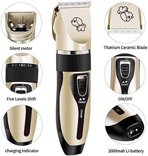 Rechargeable Pet Grooming Hair Clipper image 6