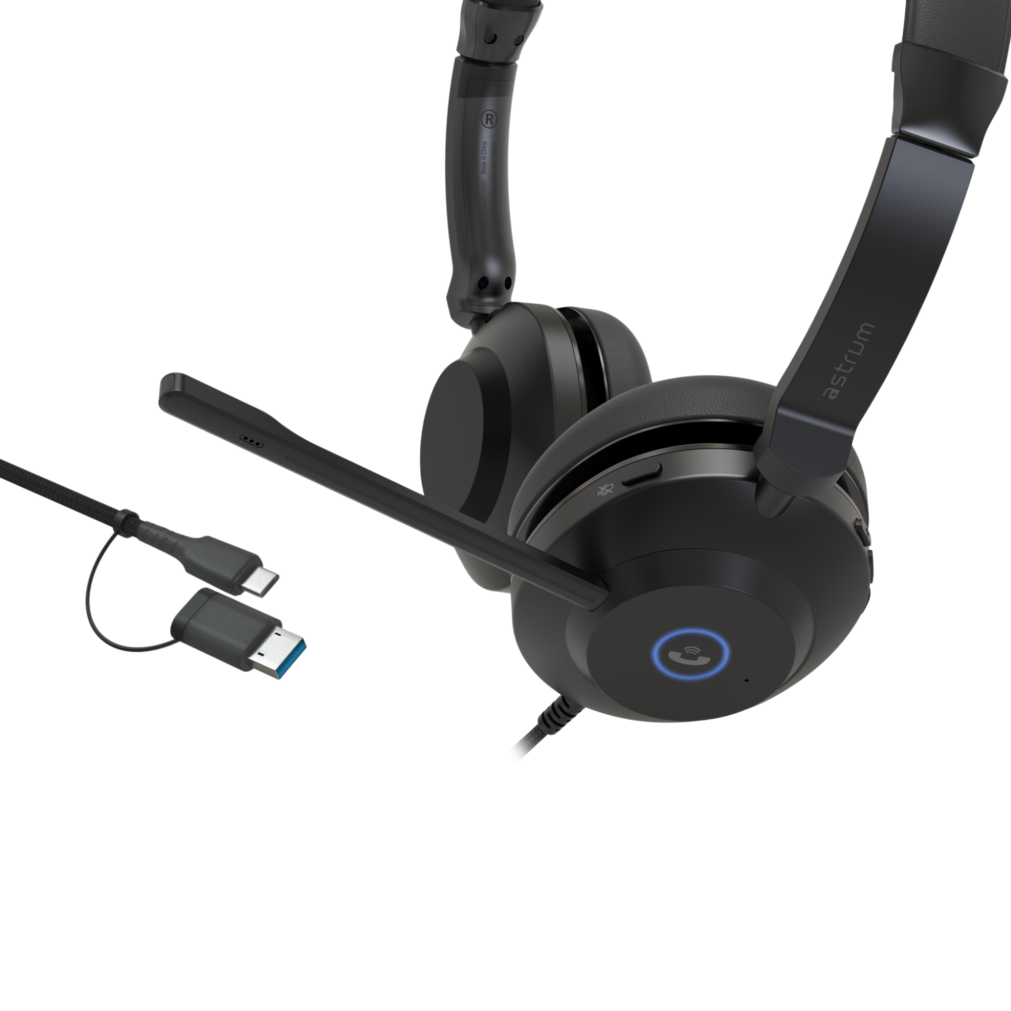 TALKPRO10 USB HEADSET ENC MIC TEAM A + C image 2