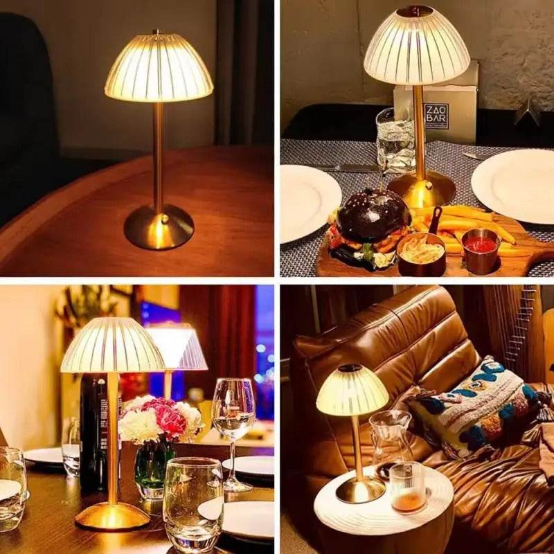 Rechargeable Vintage Metal Table Lamp image 4