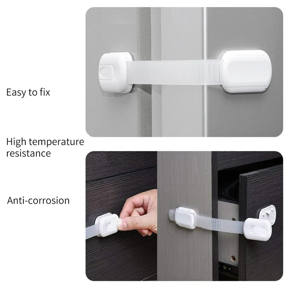 Adjustable Child Safety Lock Set (10 pcs) image 2