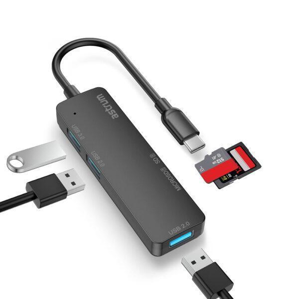 UH030 USB-C and Card Reader Multi-Port Hub image 2
