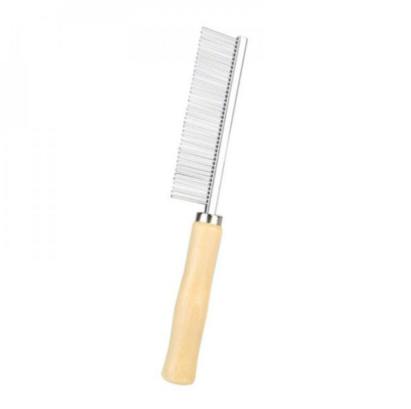 Wooden Handle Dog Grooming Comb image 4