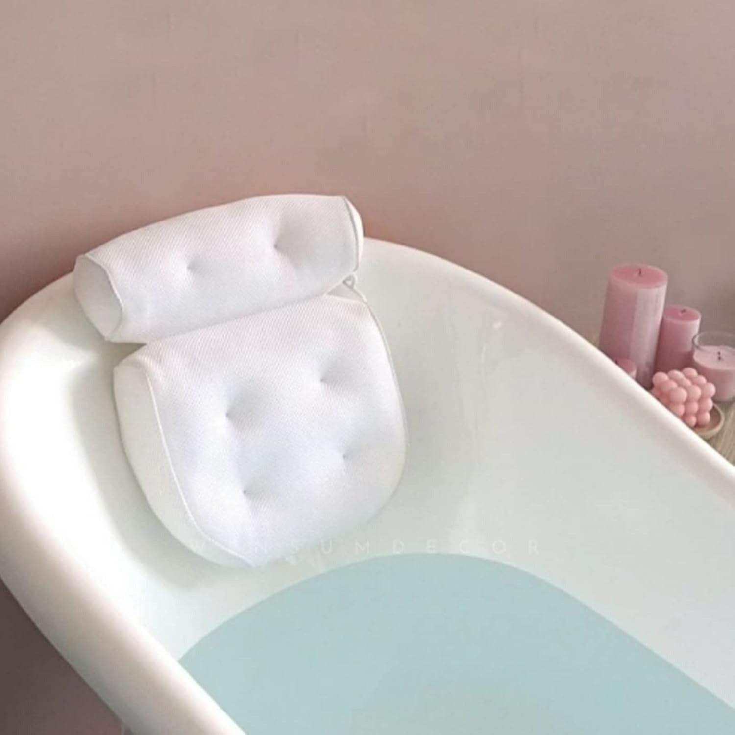 3D Mesh Soft Bathtub Pillow image 2