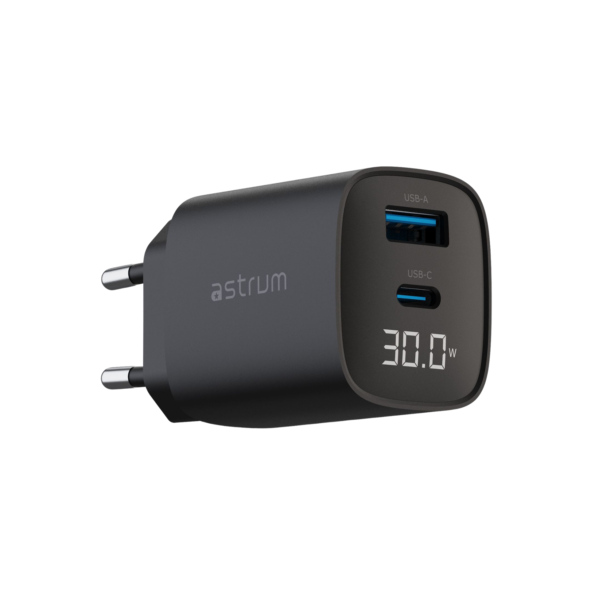 WATZ30L 30W PD WALL CHARGER USB-C LCD BK image 2