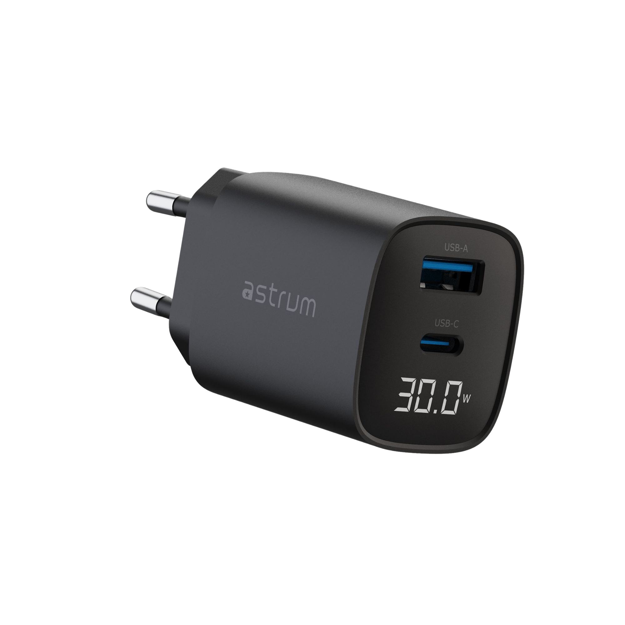 WATZ30L 30W PD WALL CHARGER USB-C LCD BK image 3
