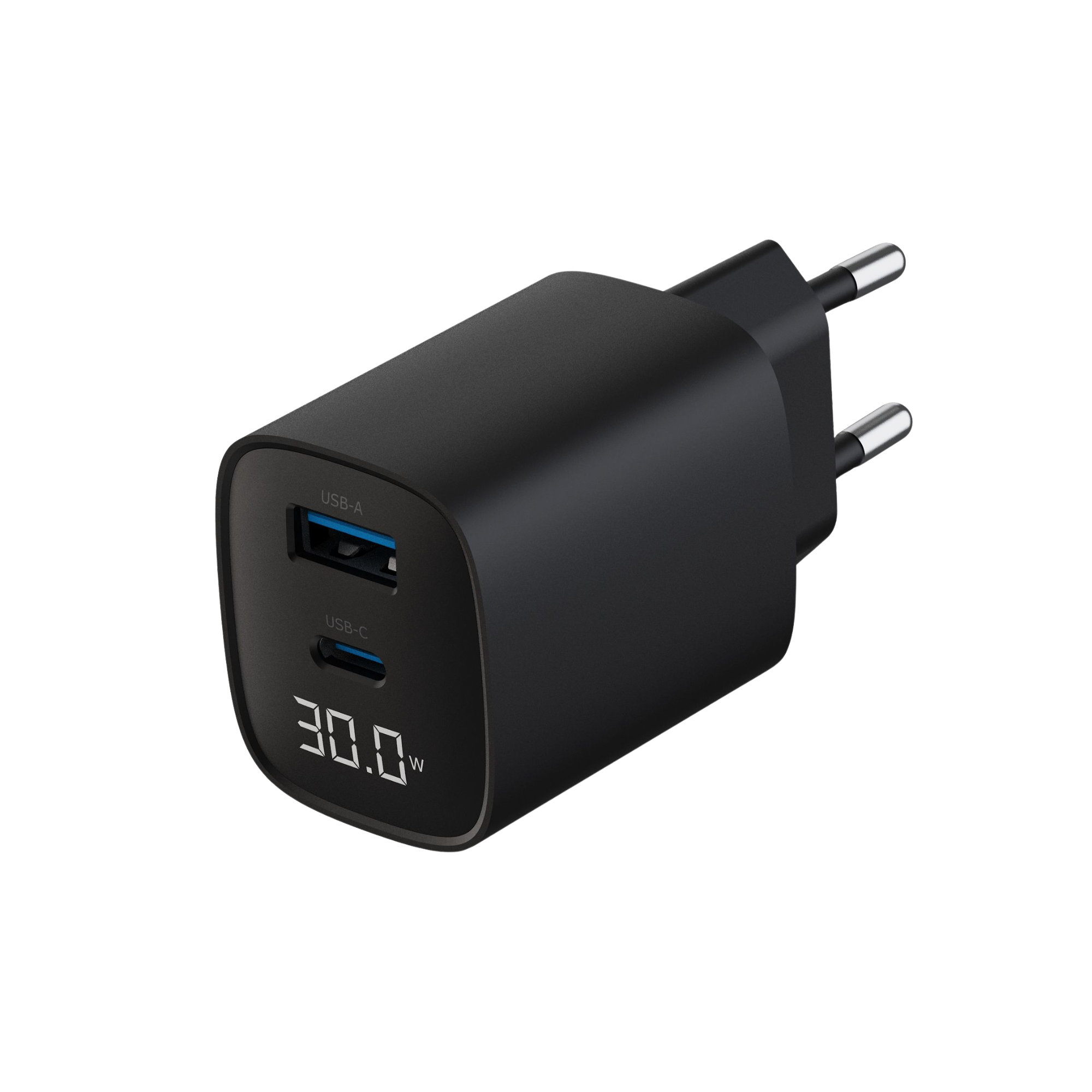 WATZ30L 30W PD WALL CHARGER USB-C LCD BK image 4