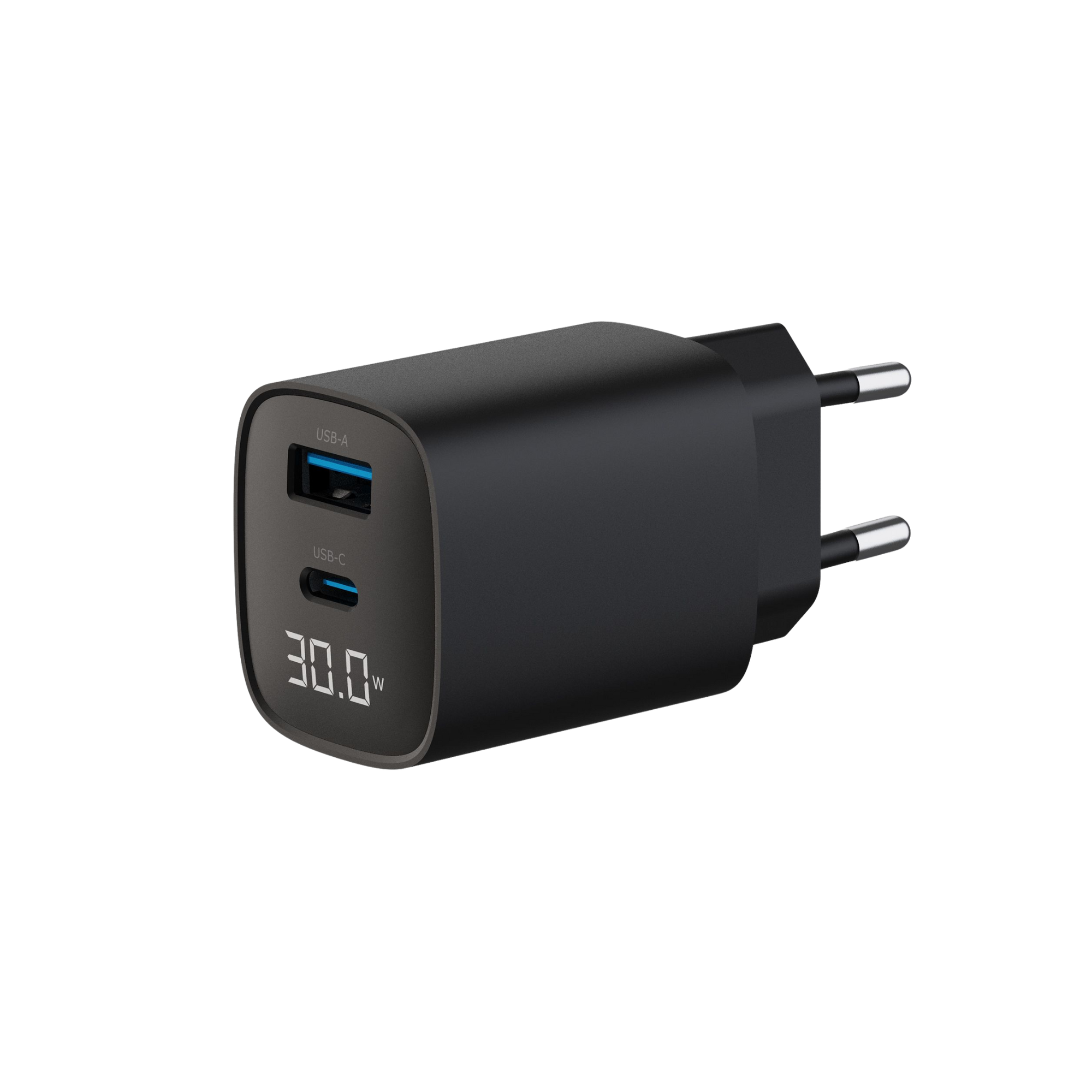 WATZ30L 30W PD WALL CHARGER USB-C LCD BK image 5