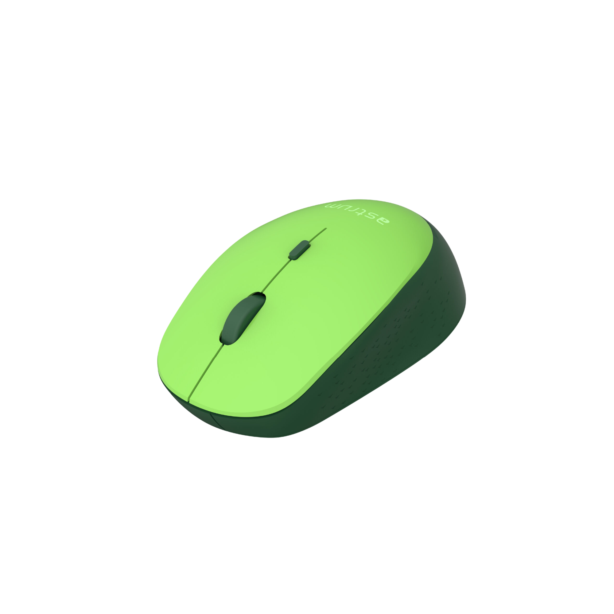Wireless Optical Mouse -2.4GHz,1600DPI,4 Buttons, Silent Click – MW210 – Green